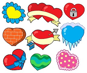 Image showing Valentine hearts collection 2