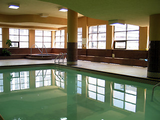 Image showing Indoor swimming pool