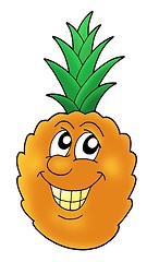 Image showing Smiling pineapple