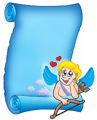 Image showing Valentine blue letter