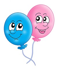 Image showing Pair of balloons