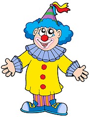 Image showing Smiling clown