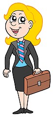 Image showing Smiling businesswoman