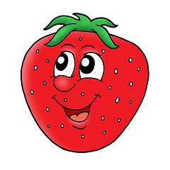 Image showing Smiling strawberry