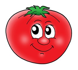 Image showing Smiling tomato