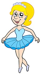 Image showing Smiling ballerina