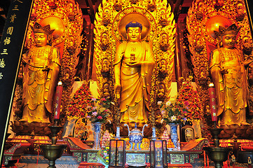 Image showing Chinese buddhist shrine 