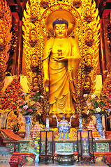 Image showing Chinese buddhist shrine 