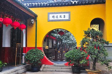 Image showing Chinese buddhist shrine 