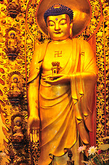 Image showing Chinese buddhist shrine 