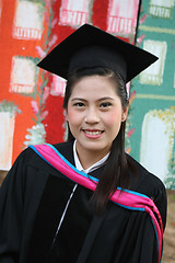 Image showing Beautiful Asian university graduate