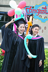 Image showing Asian university graduates 