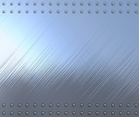 Image showing polished metal with screws