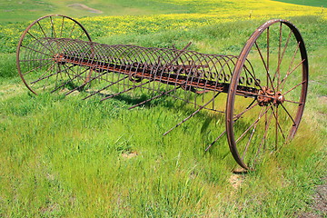 Image showing Old Farm Plow