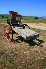 Image showing Old Farm Cart