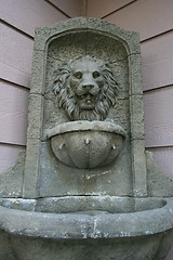 Image showing Lion Head Fountain