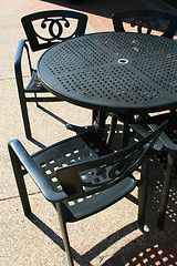 Image showing Patio Table and Chairs