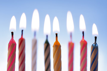 Image showing Birthday candles