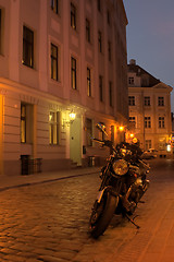 Image showing Old Town of Riga at night