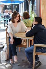 Image showing Couple teenagers having a good time