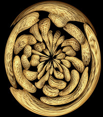 Image showing peanuts swirl
