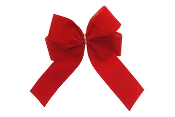 Image showing Red gift ribbon