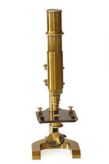 Image showing Vintage microscope