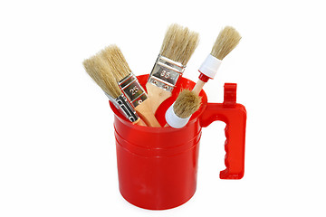 Image showing Painting brushs