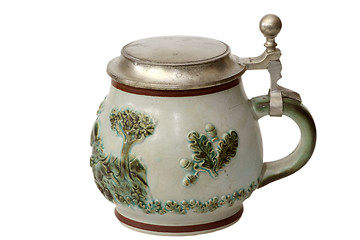 Image showing German beer jug