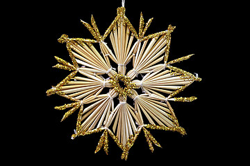 Image showing Straw star