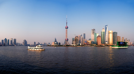 Image showing shanghai pudong  panoramic view