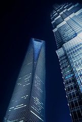 Image showing shanghai world financial center