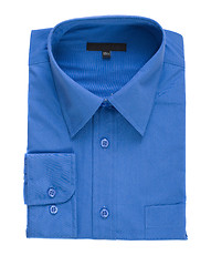 Image showing Isolated Blue Dress Shirt