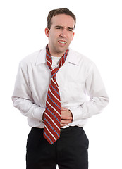 Image showing Businessman With Diarrhea