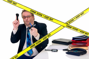 Image showing CSI crime scene investigator