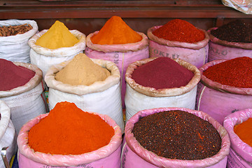 Image showing sacks of spice