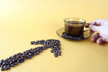 Image showing Cup with coffee