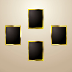 Image showing gold picture frame