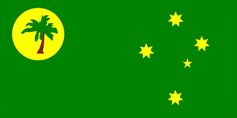 Image showing Flag Of Cocos Keeling Islands
