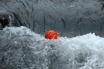 Image showing Ball in the water