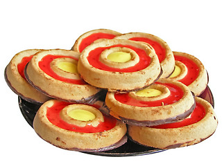 Image showing cakes on the saucer