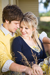 Image showing Caucasian couple in love