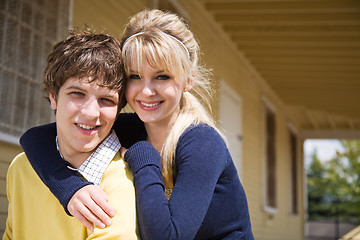 Image showing Young caucasian couple