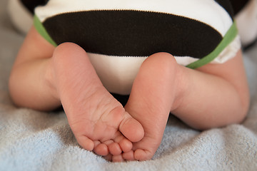 Image showing closeup of baby feet
