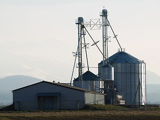 Image showing Silos industrial site