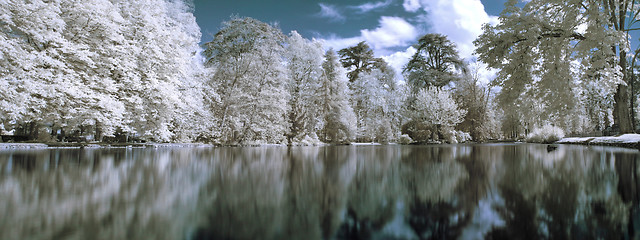 Image showing Infrared panoramic landscape