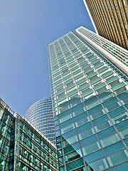 Image showing Group of skyscrapers