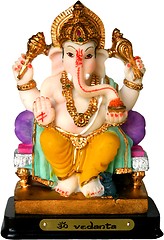 Image showing Statue of Ganesha, the God of education, knowledge and wisdom in the Hindu mythology