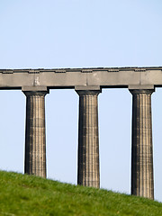 Image showing National monument in Edinburgh