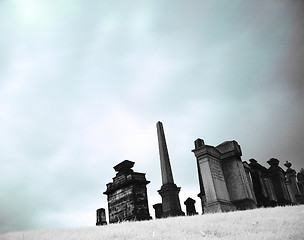 Image showing Cemetary in infrared